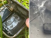 Apple Relógio Série 7 explodido e em fumaça (Fonte: 9to5Mac)