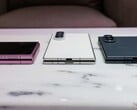 A Samsung apresentou três novos smartphones dobráveis
