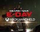 Logotipo do Xbox Handheld no banner de Gears of War: E-Day