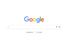Uma captura de tela da página inicial da Pesquisa Google de um usuário no X que mostra o novo botão AI Mode. (Fonte da imagem: @glenngabe no X)