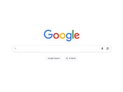 Uma captura de tela da página inicial da Pesquisa Google de um usuário no X que mostra o novo botão AI Mode. (Fonte da imagem: @glenngabe no X)