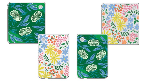 As capas de edição limitada da Kobo têm um design floral.