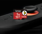 Cartão microSD Express de 1TB da Lexar apoiado no Switch 2 (Fonte da imagem: Lexar com edições)