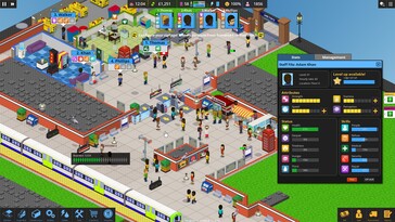 Uma imagem mostrando uma interface em Overcrowd: A Commute 'Em Up. (Fonte da imagem: Steam)