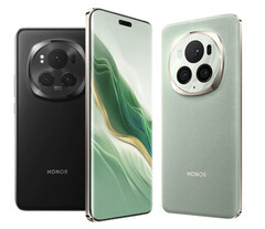 Honor a Magic6 Pro possui três câmeras capazes, incluindo seu alardeado sensor telefoto de 180 MP. (Fonte da imagem: Honor)