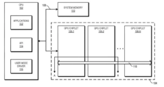 Exemplos de como os projetos de chiplets de GPU da AMD poderiam funcionar. (Fonte de imagem USPTO via FreePatentsOnline)