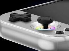 O RG477M contém joysticks de efeito Hall e uma carcaça de alumínio CNC. (Fonte da imagem: Anbernic)