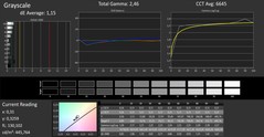 CalMAN grayscale calibrated