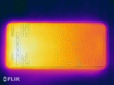 Imagem térmica - lado superior