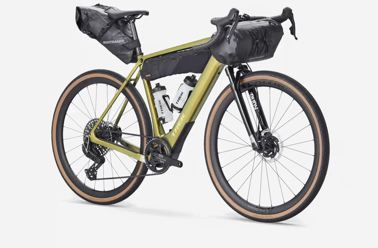 A Trek Checkpoint+ gravel e-bike vem nas opções de variantes SL 5, SL 6 AXS e SL 7 AXS (Fonte da imagem: Trek)