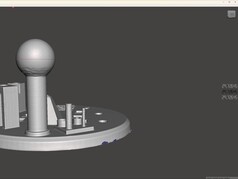 Diâmetro da esfera do Scanbench medido no MeshMixer