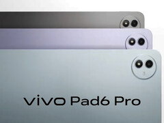 O Vivo Pad6 Pro em suas três cores de lançamento.