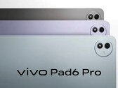 O Vivo Pad6 Pro em suas três cores de lançamento.