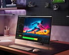 O Yoga AIO i Gen 11 Aura Edition pode personalizar sua iluminação frontal para vários usos.