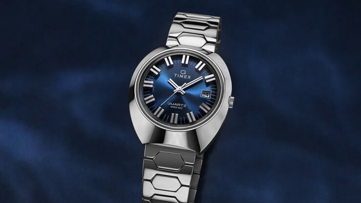 A reedição do Q Timex 1972 Time Machine com um mostrador azul...