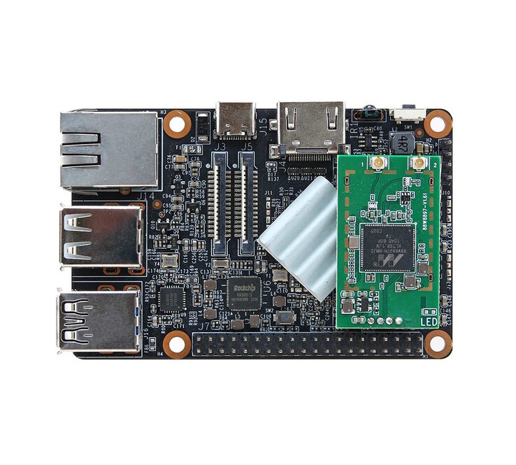 Um conector de pino GPIO típico está integrado (Fonte da imagem: Avalue)
