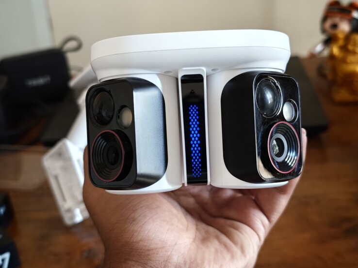 A câmera de segurança Baseus X1 Pro tem duas lentes 3K independentes