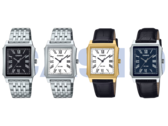 Da esquerda para a direita, Casio MTP-B190D-1BV, MTP-B190D-7BV, MTP-B190GL-7BV e MTP-B190L-2BV. (Fonte da imagem: Casio)