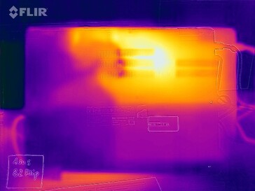 Lado inferior de geração de calor (carga)