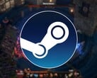 Uma imagem que mostra o logótipo da Steam e o jogo Heretical, agora com 65% de desconto.
