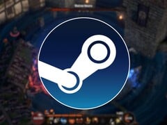 Uma imagem que mostra o logótipo da Steam e o jogo Heretical, agora com 65% de desconto.