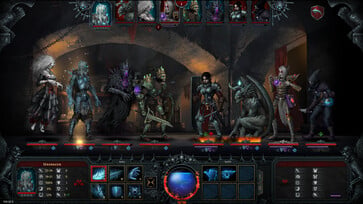 Uma imagem que mostra uma batalha em Iratus: Lord of the Dead.