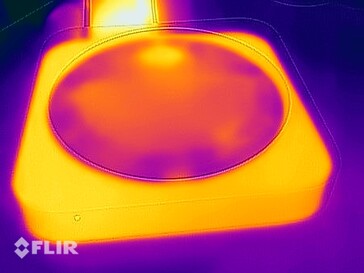 Mapa de calor sob carga - Fundo