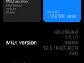 MIUI 12.5.10 sobre detalhes do Xiaomi Mi 10T Pro, atualização disponível em meados de dezembro de 2021 (Fonte: Própria)