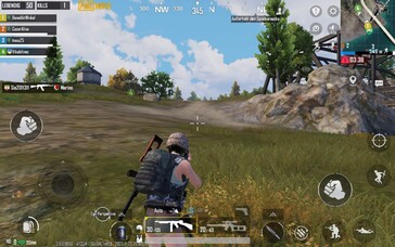 PUBG Mobile no Samsung Galaxy Tab S9 FE