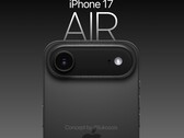 renderização do iPhone 17 Air. (Fonte da imagem: Lukosis)