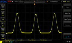 50% de luminosidade: 238 Hz