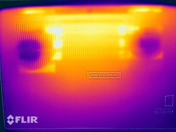 Teste de estresse das temperaturas de superfície (fundo)