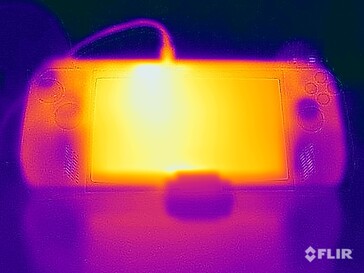 Teste de estresse de temperatura da superfície (frente)