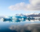 Uma foto do lago glacial Jökulsárlón (Fonte da imagem: Jeremy Bishop via Unsplash; cortada)