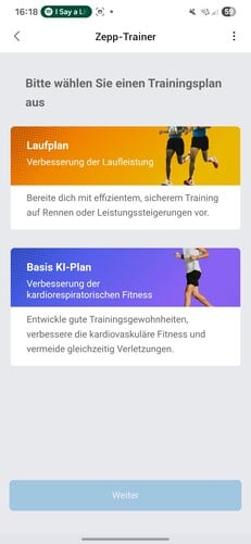 Amazfit Active 2: Treinamento