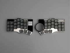 Teclado ergonômico sem fio de perfil baixo Beekeeb Toucan