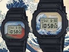 O Casio DW-5600KHG24-1JR (à esquerda) e o DW-5600KHK24-1JR (à direita). (Fonte da imagem: @geesgshock no Instagram)