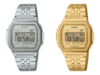 Os relógios Casio Vintage A1000A-7 (esquerda) e A1000G-9 (direita). (Fonte da imagem: Casio)