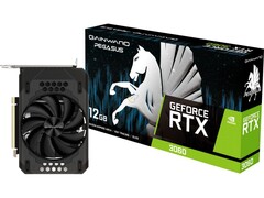 O Gainward RTX 3060 12 GB Pegasus é uma das três versões do RTX 3060 com ventilador único. (Fonte de imagem: Videocardz)