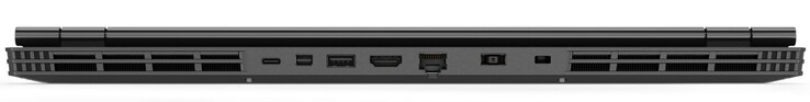 Rear: USB 3.1 Gen 1 Type-C, mini DisplayPort, USB 3.1 Gen 1 Type-A, HDMI, Gigabit LAN, power connector, Kensington lock slot