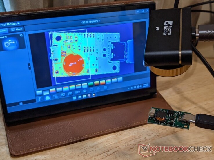 Thermal Master P3 usando o aplicativo do Windows