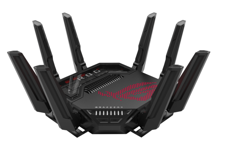 Roteador de jogos Asus ROG Rapture GT BE98 (imagem via Asus)