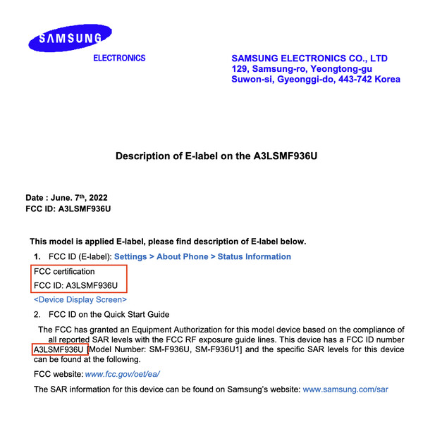 O Galaxy S25 Plus. (Fonte da imagem: FCC)