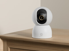 A Smart Camera C701 custa 59,99 euros na UE. Na foto: a câmera de segurança instalada na vertical. (Fonte da imagem: Xiaomi)