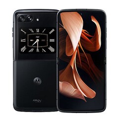 Moto Razr 2022 perdeu o queixo icônico do Razr anterior. (Fonte: Motorola)