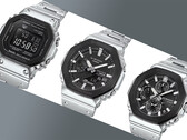 O modelo à esquerda (o Casio GMW-B5000BT) está sendo informado como "Sold Out" no site da Casio Japan. (Fonte da imagem: Casio)