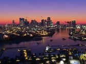 Uma cena de Vice City no GTA 6.