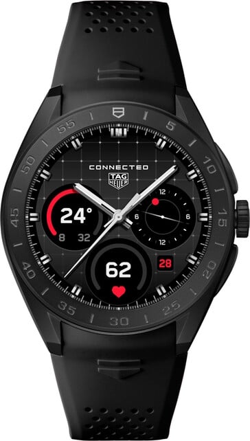 A variante de titânio também está disponível em preto. (Fonte da imagem: Tag Heuer)