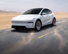 O novo Tesla Model Y 2026 na cor Pearl White multicoat (Fonte da imagem: Tesla)