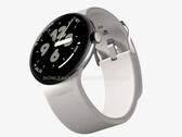 O Pixel Watch 3 XL não será tão grande quanto os smartwatches maiores da Apple ou da Samsung. (Fonte da imagem: @OnLeaks &amp; Android Headlines)